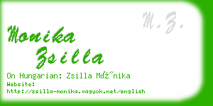 monika zsilla business card